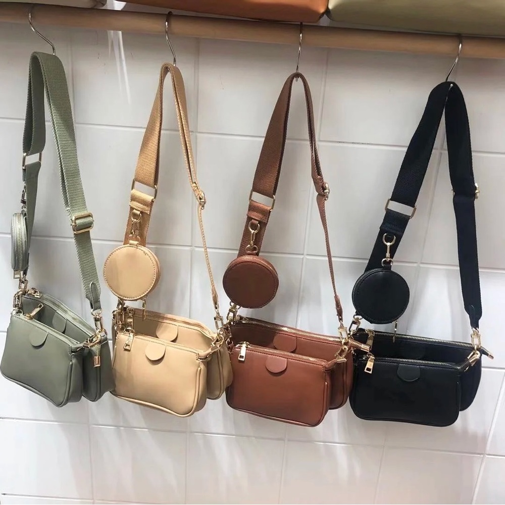 Chain handbag solid PU leather - Picture 3 of 4
